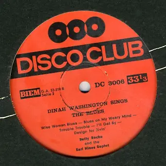 Dinah Washington , Betty Roché - Dinah Washington Sings The Best In Blues