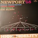 LP - Dinah Washington / Terry Gibbs / Max Roach / Don Elliott - Newport '58 - MONO