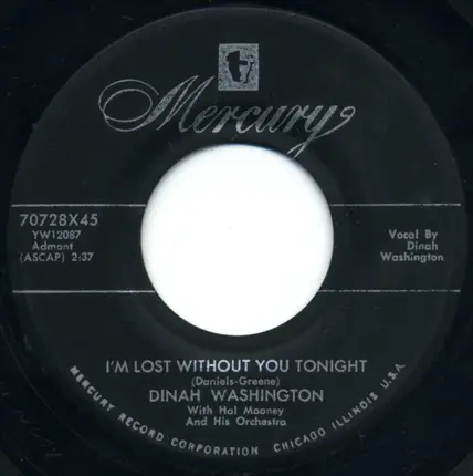 Dinah Washington With Hal Mooney And His Orchestra - You Might Have Told Me