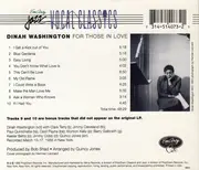 CD - Dinah Washington - For Those In Love
