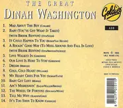 CD - Dinah Washington - The Great Dinah Washington