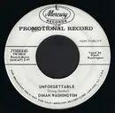 7inch Vinyl Single - Dinah Washington - Unforgettable / Nothing In The World (Could Make Me Love You More Than I Do)