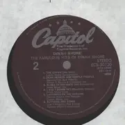 LP - Dinah Shore - The Fabulous Hits Of Dinah Shore - Insert