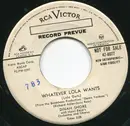 7inch Vinyl Single - Dinah Shore - Whatever Lola Wants (Lola Gets) / Church Twice On Sunday