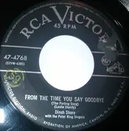 Dinah Shore With The Peter King Singers - From The Time You Say Goodbye / West Of The Mountains