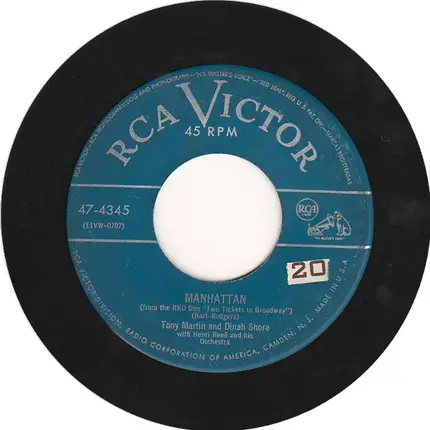 Dinah Shore And Tony Martin With Henri René And His Orchestra - If You Catch A Little Cold (I'll Sneeze For You)