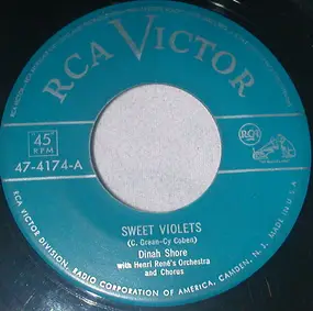 Dinah Shore - Sweet Violets / If You Turn Me Down