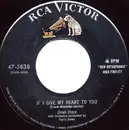 7inch Vinyl Single - Dinah Shore - If I Give My Heart To You / Tempting