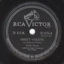 Schellack - Dinah Shore - Sweet Violets / If You Turn Me Down