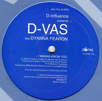 D'Influence Presents D-Vas Feat Sarah Anne Webb - Show Me Love