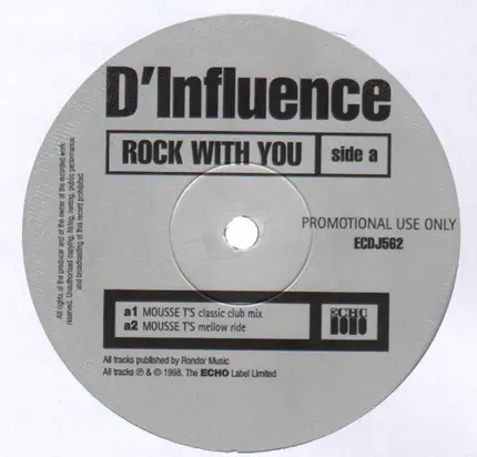 D'Influence - Rock With You