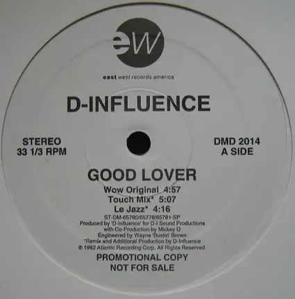 D'Influence - Good Lover