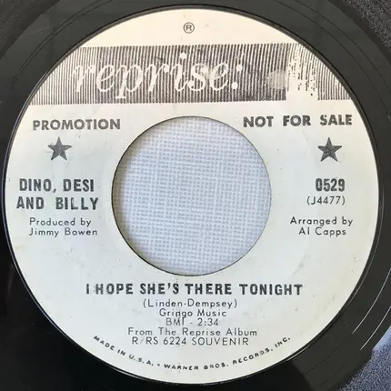 Dino, Desi & Billy - Josephine / I Hope She's There Tonight