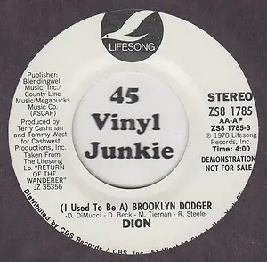 Dion - (I Used To Be A) Brooklyn Dodger
