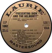 LP - Dion & The Belmonts - Presenting Dion And The Belmonts