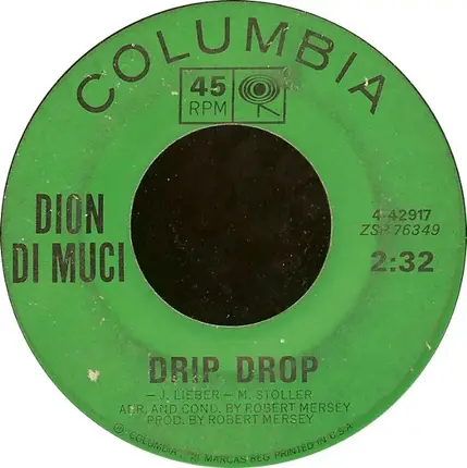 Dion DiMucci - Drip Drop