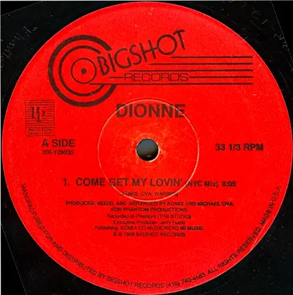 Dionne - Come Get My Lovin'