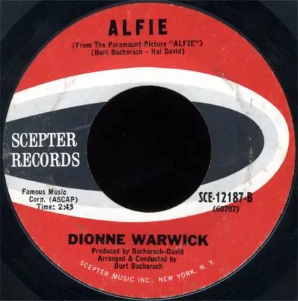 Dionne Warwick - The Beginning Of Loneliness / Alfie