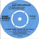 7inch Vinyl Single - Dionne Warwick - (Theme From) Valley Of The Dolls - 4 prong pushout centre