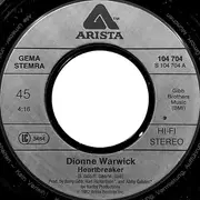 7inch Vinyl Single - Dionne Warwick - Heartbreaker