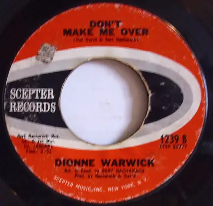 Dionne Warwick - I Smiled Yesterday / Don't Make Me Over