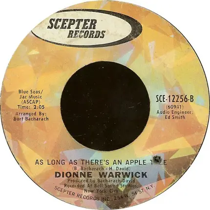 Dionne Warwick - Odds And Ends / As Long As There's An Apple Tree
