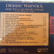 CD - Dionne Warwick - Only Love Can Break A Heart & Other Great Love Songs