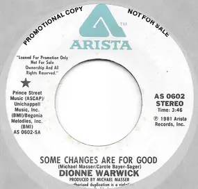 Dionne Warwick - Some Changes Are For Good