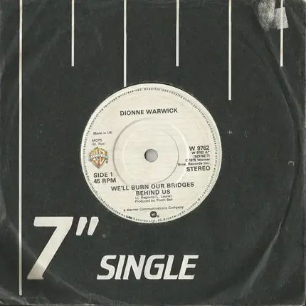 Dionne Warwick - We'll Burn Our Bridges Behind Us