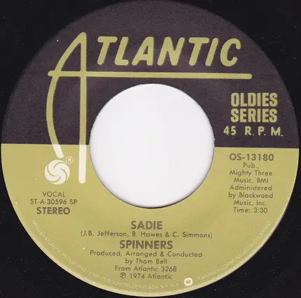 Dionne Warwick And Spinners - Then Came You / Sadie