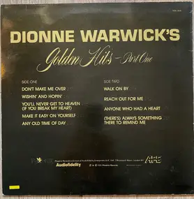 Dionne Warwick - Golden Hits Part One