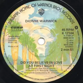 Dionne Warwick - Do You Believe In Love At First Sight