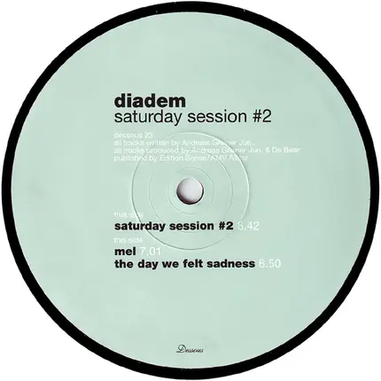 Diadem - Saturday Session #2