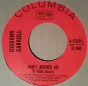 Diahann Carroll - Don't Answer Me