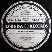LP - Diahann Carroll With The Duke Ellington Orchestra - A Tribute To Ethel Waters