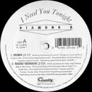 12inch Vinyl Single - Diamond D - I Need You Tonight - still sealed