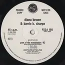 LP - Diana Brown & Barrie K Sharpe - Part Of The Masterplan '92 / Masterplan