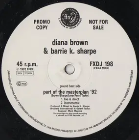 Diana Brown & Barrie K. Sharpe - Part Of The Masterplan '92 / Masterplan