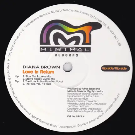 Diana Brown - Love in Return