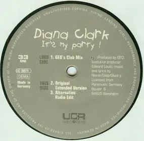 Diana Clark - It's My Party!