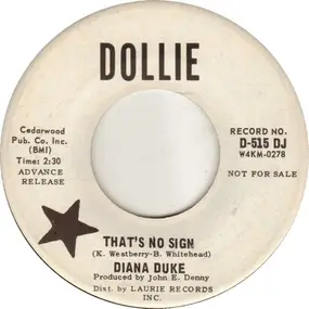 Diana Duke - That's No Sign