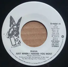 Diana - Just When I Needed You Most