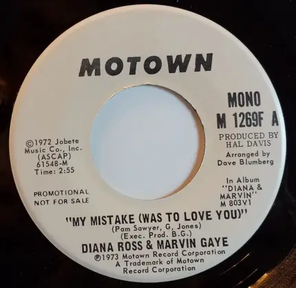 Diana Ross & Marvin Gaye - My Mistake (Was To Love You)