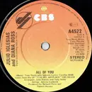 7inch Vinyl Single - Diana Ross & Julio Iglesias - All Of You