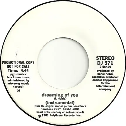 Diana Ross & Lionel Richie - Dreaming Of You