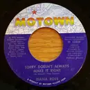 7inch Vinyl Single - Diana Ross - Sorry Doesn't Always Make It Right