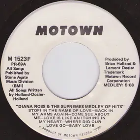 The Supremes - Diana Ross & The Supremes Medley Of Hits