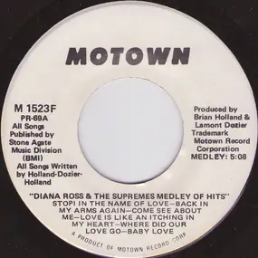 The Supremes - Diana Ross & The Supremes Medley Of Hits
