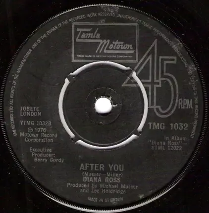 Diana Ross - I Thought It Took A Little Time (But Today I Fell In Love)