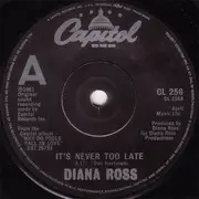 7'' - Diana Ross - It's Never Too Late